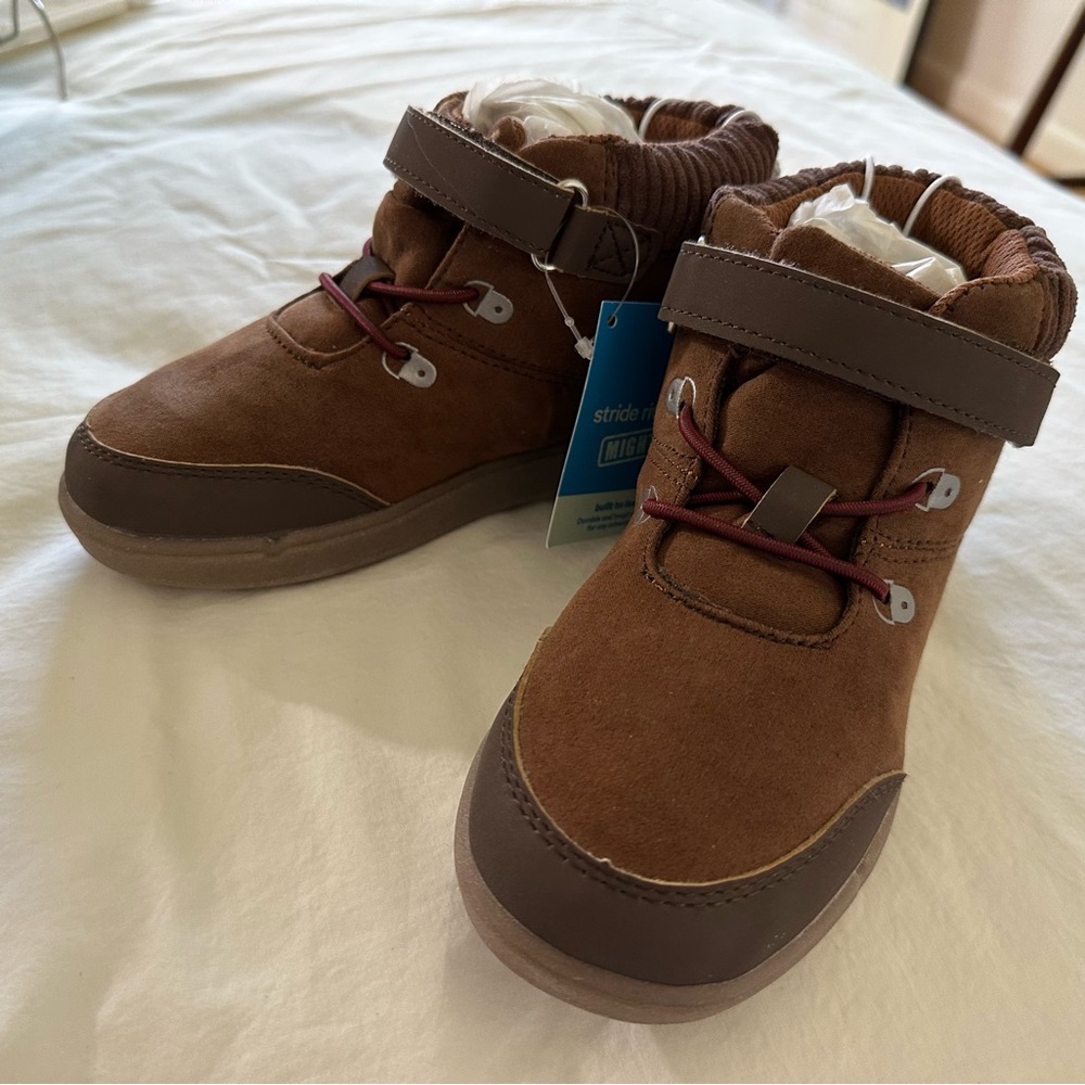 Stride Rite 360 Boy fall finch boots brown size 12 m nwb
